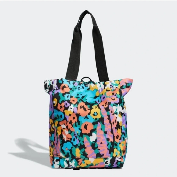 Adidas Everyday Canvas Floral Tote Bag - Picture 2 of 5